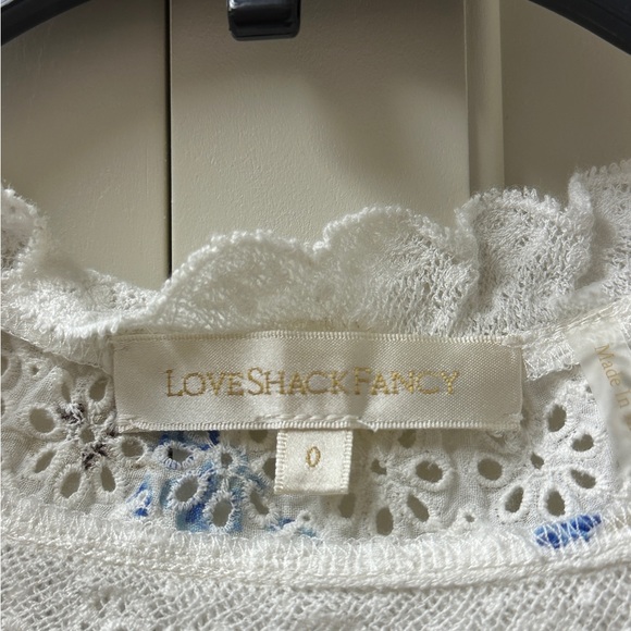 LOVESHACKFANCY
Belen V-Neck Floral-Print Cotton-Voile Wrap Dress - White Multi - Picture 4 of 5